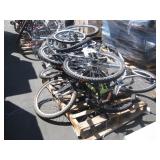 PALLET OF ASSORTED BICYCLES PALLET OF ASSORTED BICYCLES