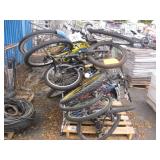 PALLET OF ASSORTED BICYCLES PALLET OF ASSORTED BICYCLES