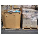 2 PALLETS OF ECO PLASTIC LIDS & ASSORTED  PHONE