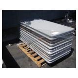 PALLET OF STEEL FRAME PORTABLE TABLES PALLET OF STEEL FRAME PORTABLE TABLES