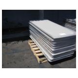 PALLET OF STEEL FRAME PORTABLE TABLES PALLET OF STEEL FRAME PORTABLE TABLES