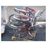 PALLET OF ASSORTED BIKES