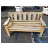 1 WOODEN BENCH 1 WOODEN BENCH