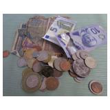 1 BAG W/COINS,CURRENCY 1 BAG W/COINS,CURRENCY