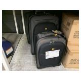LOT WITH CASE LOGIC SUIT CASES LOT WITH CASE LOGIC SUIT CASES