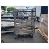 ROLLING METAL STORAGE RACK ROLLING METAL STORAGE RACK