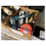 BOX WITH ASSORTED HAND TOOLS