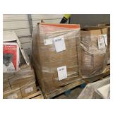 PALLET WITH QEP TILE WET SAW, RYOBI CORDLESS 8" PALLET WITH QEP TILE WET SAW, RYOBI CORDLESS 8"
