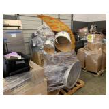PALLET WITH ASSORTED HOME APPLIANCES & DRUMS PALLET WITH ASSORTED HOME APPLIANCES & DRUMS