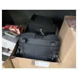 LOT WITH SAMSONITE QUANTUM WHEELED TOPLOADER