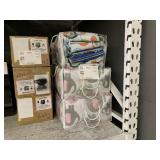 LOT WITH INFANT BEDDING SAFETY LOT WITH INFANT BEDDING SAFETY