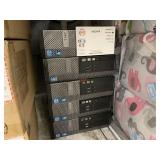 LOT WITH 5 DELL COMPUTERS