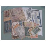 1 LOT W/CURRENCY,CERTIFICATES: