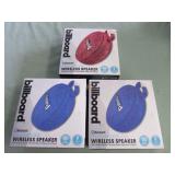 1 LOT W/WATERPROOF BILLBOARD WIRELESS SPEAKERS: 1 LOT W/WATERPROOF BILLBOARD WIRELESS SPEAKERS: