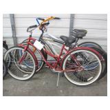 LOT OF ASSORTED BEACH CRUISERS: