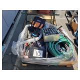 PALLET OF MISCELLANEOUS STORAGE BINS, HAIR PALLET OF MISCELLANEOUS STORAGE BINS, HAIR