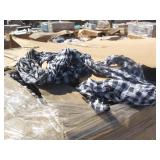 2 PALLETS OF CHECKERED NECK SCARFS 2 PALLETS OF CHECKERED NECK SCARFS