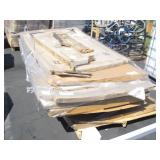PALLET OF 3 SHELF BOOK CASE PALLET OF 3 SHELF BOOK CASE