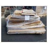 PALLET OF EASELS AND TABLE TOPS