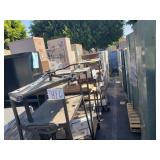 LOT OF STEEL ROLLING MEDIA RACKS, METAL STORAGE LOT OF STEEL ROLLING MEDIA RACKS, METAL STORAGE