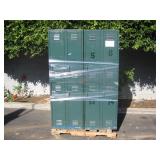 PALLET OF STEEL STORAGE LOCKERS PALLET OF STEEL STORAGE LOCKERS