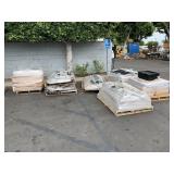 7 PALLETS OF COMPLETE METAL SHELVES 7 PALLETS OF COMPLETE METAL SHELVES