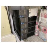 LOT WITH 5 DELL COMPUTERS