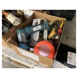 BOX WITH ASSORTED HAND TOOLS BOX WITH ASSORTED HAND TOOLS