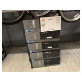 LOT WITH 5 DELL COMPUTERS LOT WITH 5 DELL COMPUTERS