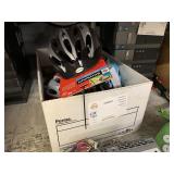 BOX WITH ASSORTED HELMETS BOX WITH ASSORTED HELMETS
