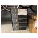 LOT WITH 5 DELL COMPUTERS LOT WITH 5 DELL COMPUTERS