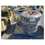 PALLET OF WHEELS AND TIRES