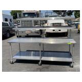 STAINLESS STEELS FOOD PREP TABLE STAINLESS STEELS FOOD PREP TABLE