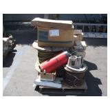 PALLET OF ASSORTED BUILDING SUPPLIES PALLET OF ASSORTED BUILDING SUPPLIES