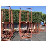 LOT WITH 6 PALLET RACKING