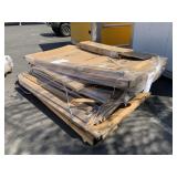 PALLET WITH ASSORTED CORK BOARDS & SHELVES PALLET WITH ASSORTED CORK BOARDS & SHELVES