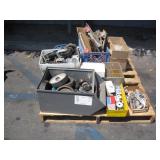 PALLET OF ASSORTED SHOP TOOLS PALLET OF ASSORTED SHOP TOOLS