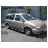 (DEALER ONLY) (DMV FEES) 2003 TOYOTA SIENNA