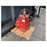 PALLET WITH 30 GAL BIDIRECTIONAL HAND OIL PUMP & PALLET WITH 30 GAL BIDIRECTIONAL HAND OIL PUMP &