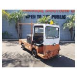 TAYLOR-DUNN 1248 B ELECTRIC UTILITY CART (ORANGE/ TAYLOR-DUNN 1248 B ELECTRIC UTILITY CART (ORANGE/