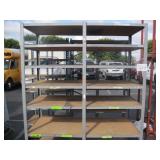 3 METAL STORAGE SHELVES 3 METAL STORAGE SHELVES