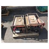 PALLET OF 2 HONDA 5000S GENERATORS PALLET OF 2 HONDA 5000S GENERATORS