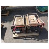 PALLET OF 2 HONDA 5000S GENERATORS