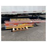 LOT WITH FIBER GLASS LADDERS LOT WITH FIBER GLASS LADDERS