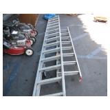 2 ALUMINUM EXTENSION LADDERS