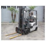 NISSAN MCP1F2A25LV 3 STAGE FORKLIFT PROPANE 4,700 NISSAN MCP1F2A25LV 3 STAGE FORKLIFT PROPANE 4,700