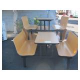 3 RESTAURANT STYLE WOODEN TABLES