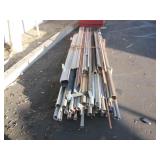 PALLET OF  ASSORTED METAL PIECES & PIPE
