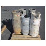 5 PROPANE TANKS