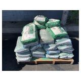 PALLET WITH TURF-N-FILL ENCAPSULATED DUST